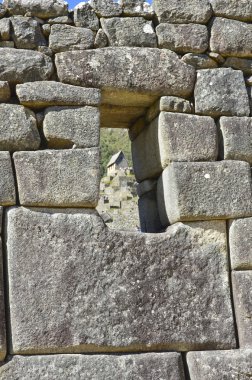 machu Picchu tarihi sığınak. Peru