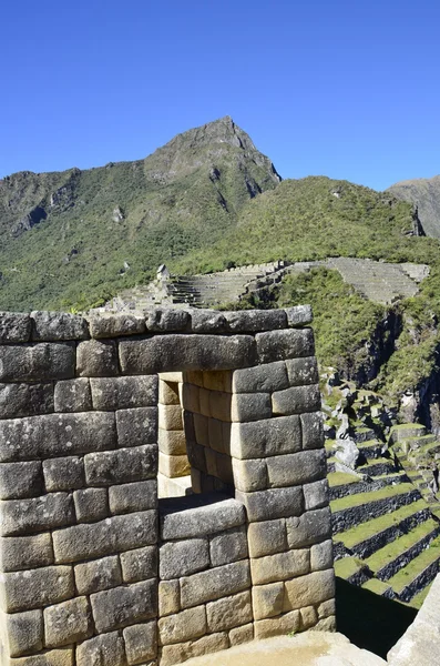 Historiska helgedomen av machu picchu. Peru — Stockfoto