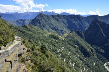 machu Picchu tarihi sığınak. Peru