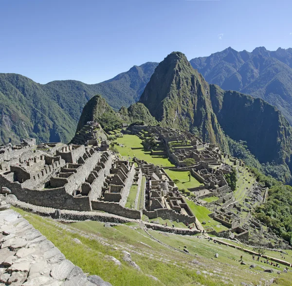 Machu Picchu tarihi sığınak. Peru — Stok fotoğraf