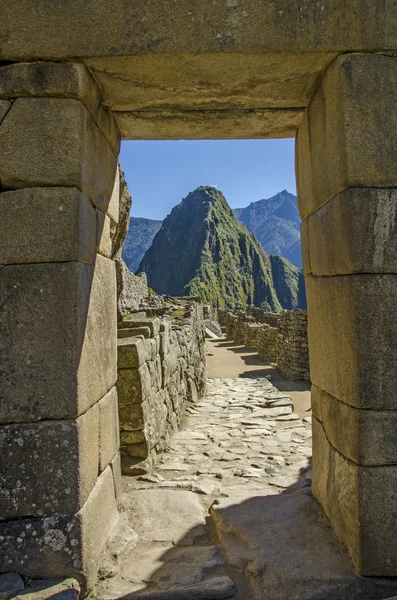 Historisches Heiligtum des Machu Picchu. Peru lizenzfreie Stockbilder