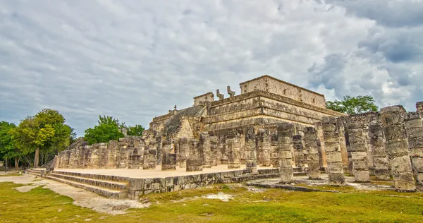 Pre-spanska staden Chichén Itzá. Mexico — Stockfoto