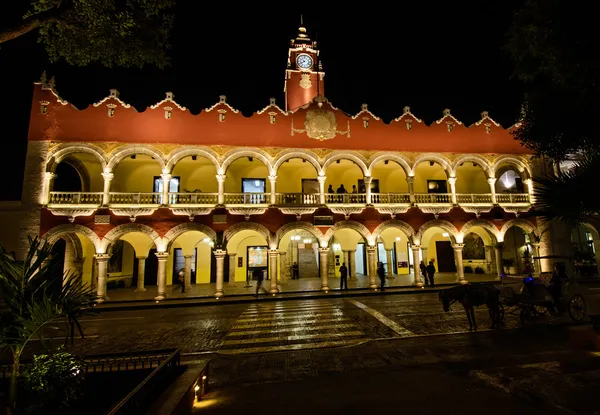 Het paleis van de regering in merida — Stockfoto