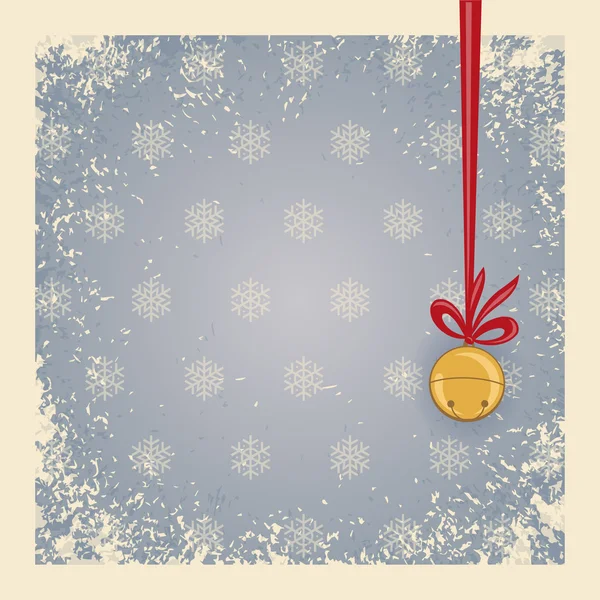 Winter background - jingle bell. — Stock Photo, Image