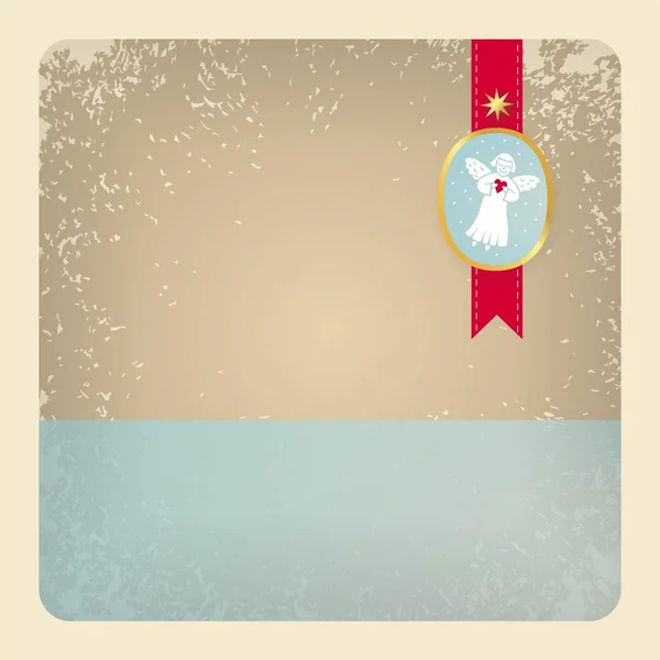 Nice winter / christmas background - angel. — Stock Photo, Image