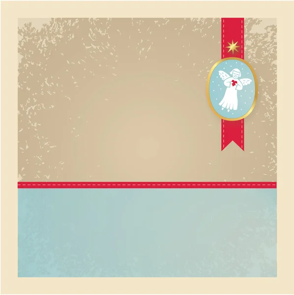 Christmas background with angel. — Stock Photo, Image