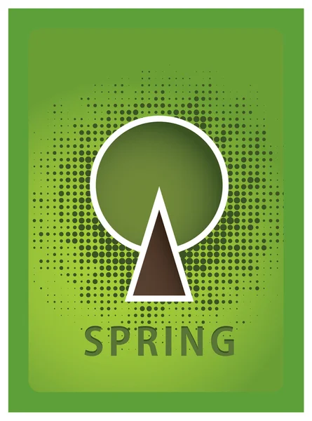 Frische Frühlings-Tapete. — Stockfoto