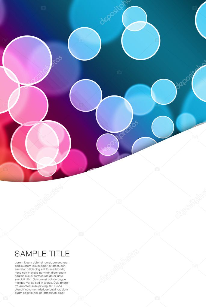 Abstract colorfully background with space for you're text. Ligh