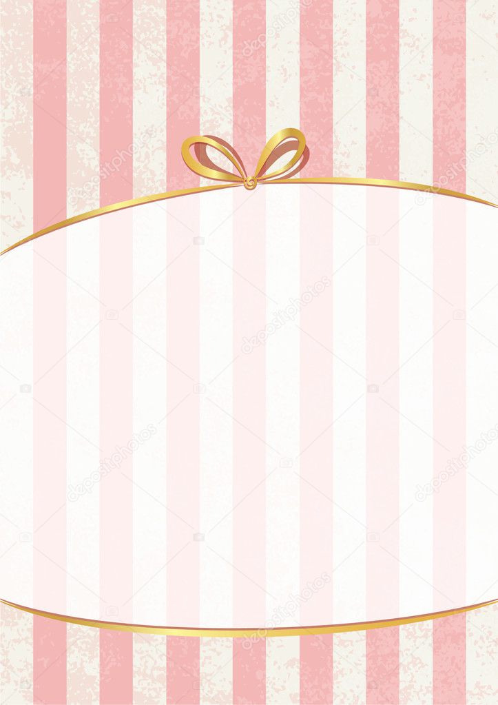 Vector sweet stripped background. White and pink. Cute wallpaper