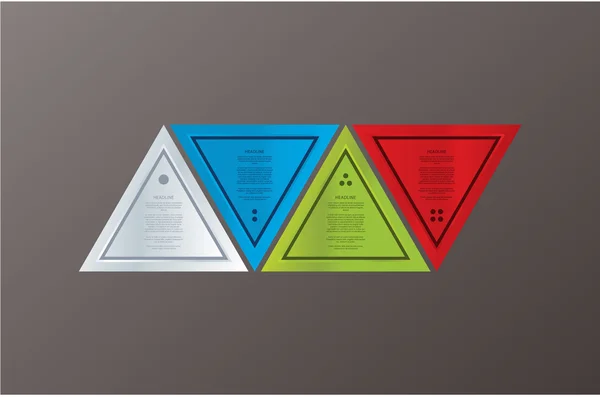 Modern üçgen Tema. birçok farklı şekillere oluşan olabilir. — Stok Vektör