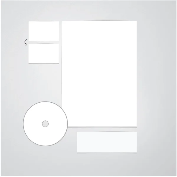 现代设计现实的贴纸。卷上贴用的空间 — 图库矢量图片