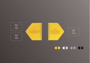 vektör çift ok. alan bilgi ve resimler için.