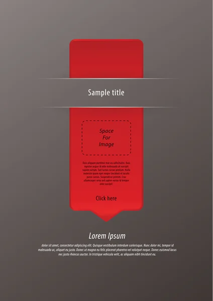 Freccia infografica moderna vettoriale. Sensazione di lusso. Dimensionabile, modificabile — Vettoriale Stock