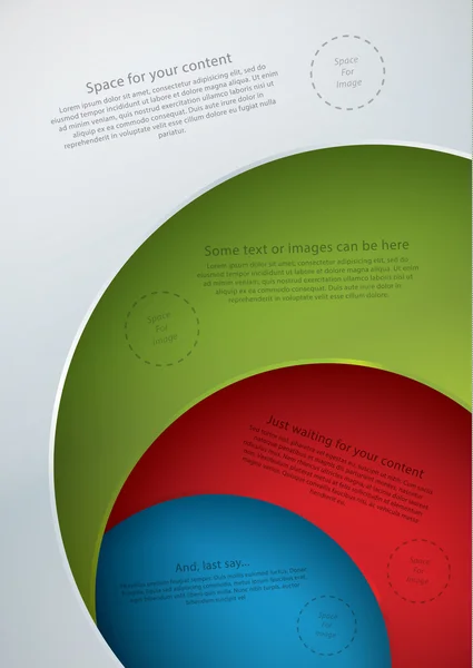 Vektor papper presentation - inbjudningskort i retrostil. SOF — Stock vektor