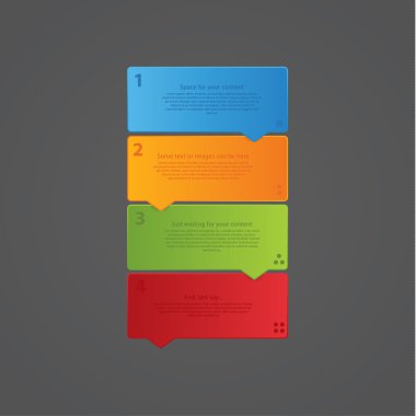 son moda vektörel modern tasarım şablonu. katlanmış ok ile yer