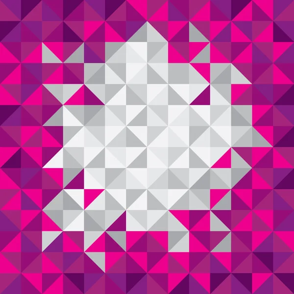 Modernes Design Hipster Dreieck Hintergrund. mehrfarbig - grau — Stockvektor