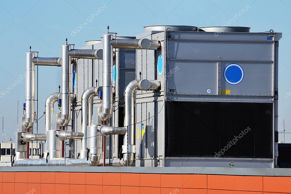 Industrial air conditioning — Stock Photo © sssss1gmel 14697269