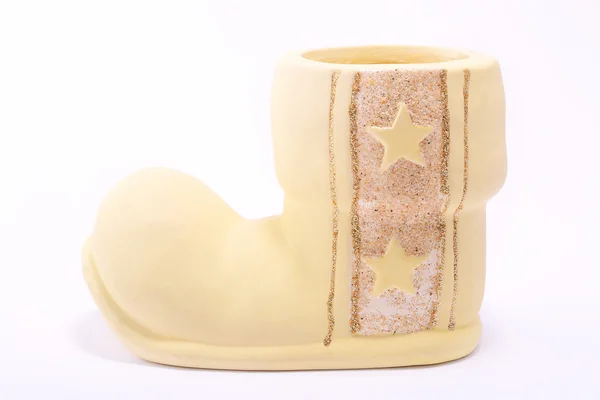 Ceramic boot — Stock Photo, Image