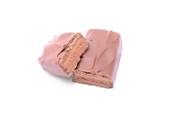 Chocolate isolado em um branco — Fotografia de Stock