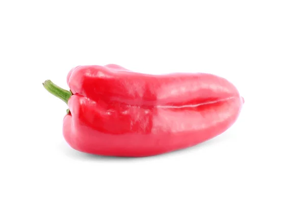 Röd paprika isolerad på en vit bakgrund — Stockfoto