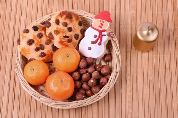 Välsmakande kakor med russin — Stockfoto