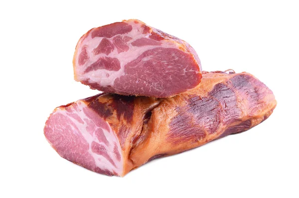 Carne isolata su bianco — Foto Stock