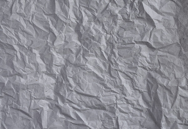 Crumpled wrapping paper