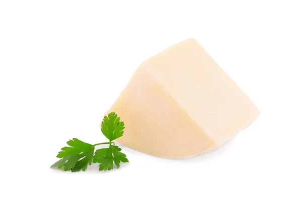 Formaggio isolato — Foto Stock