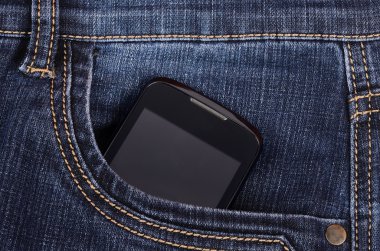 Mavi Jeans cebinde cep telefonu bir parçası