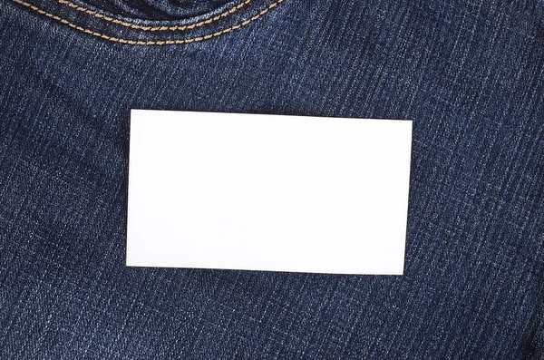 Naklejki w przedniej kieszeni jeansów — Zdjęcie stockowe