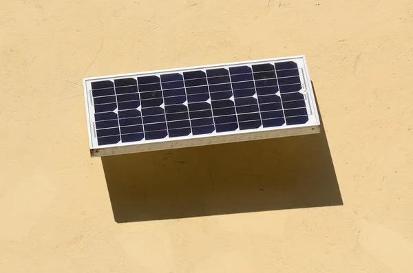 Solar panel on wall — Stock Photo, Image