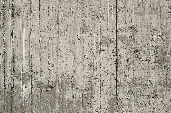 Nieczysty pasiasty ścian betonowych teksturowanej — Zdjęcie stockowe