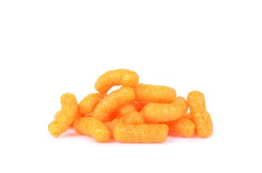 kurutulmuş beyaz bir arka plan üzerinde izole kahvaltı