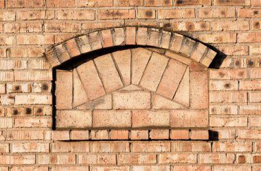 Devorative brick wall for background