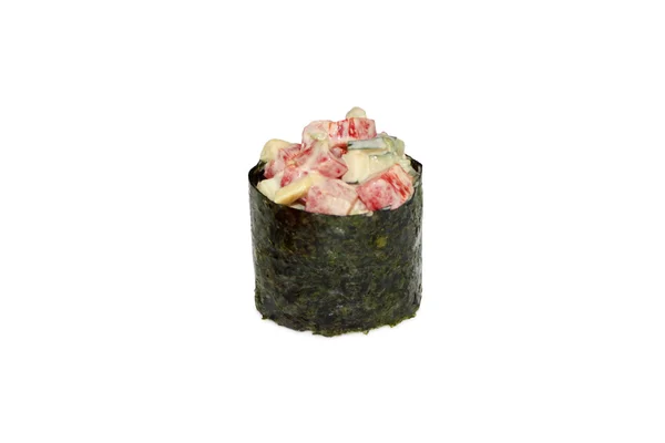 Kryddig gunkan sushi med grönsaker — Stockfoto