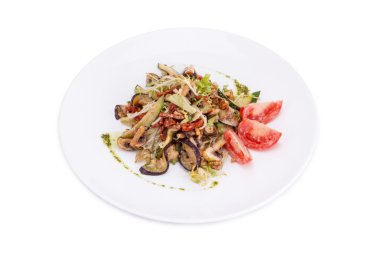 sebze ve mantar salatası