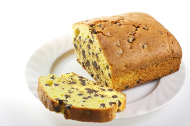 erikli kek çikolata ile