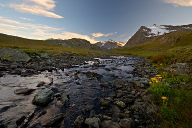 günbatımı İtalyanca alps yüksek