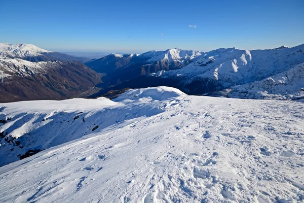 Alp kış manzarası — Stok fotoğraf