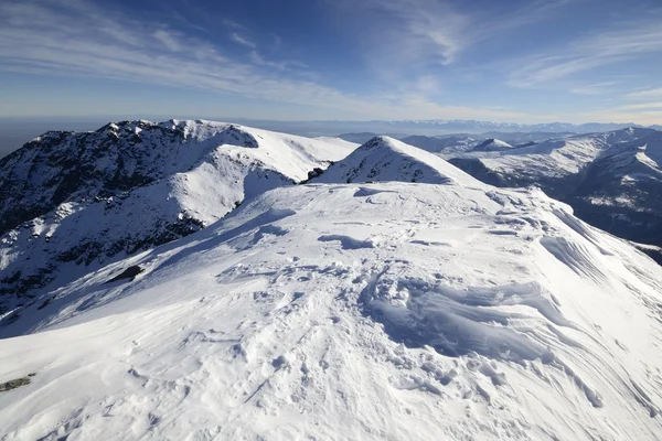 Paysage hivernal alpin — Photo