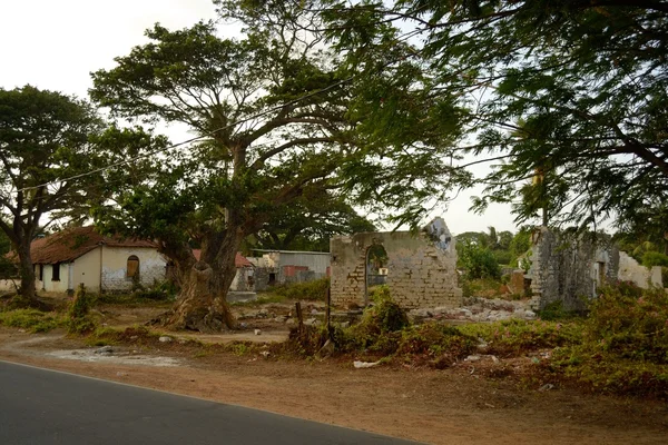 Jaffna kriget ruiner — Stockfoto