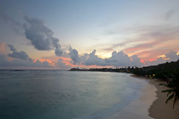 Paisaje marino al atardecer — Foto de Stock