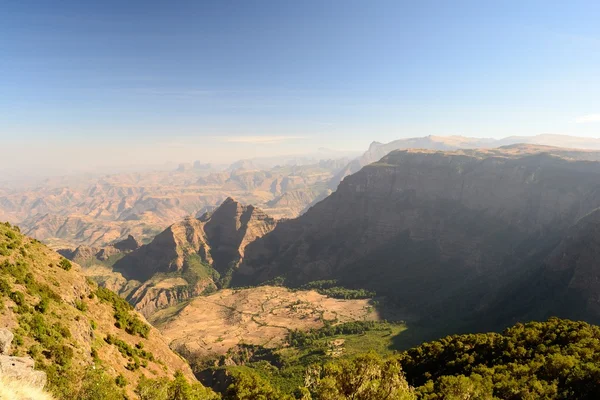 Simien Montañas paisaje — Foto de Stock