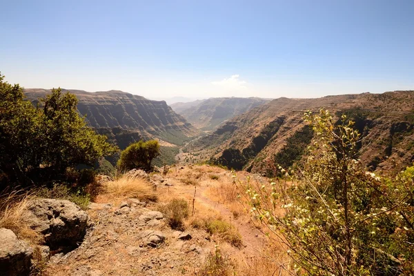 Simien dağ manzarası — Stok fotoğraf