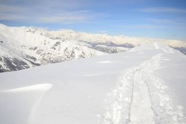 Ski de randonnée — Photo