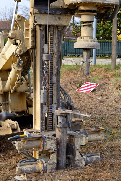 Borehole for soil testing — Stock Photo, Image