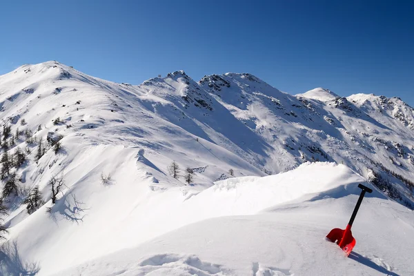 Pá de avalanche — Fotografia de Stock