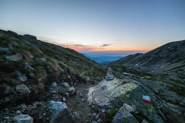 Directions at twilight — Stock Photo, Image