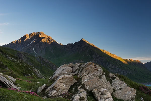 Nascer do sol nos Alpes — Fotografia de Stock