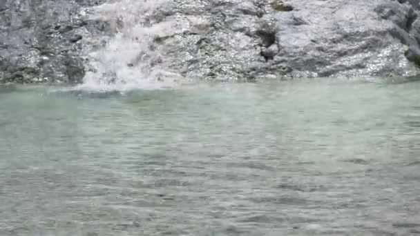 Piscina Geotérmica Fonte Termal Sumatra Indonésia Cachoeira Termal Natural Sem — Vídeo de Stock